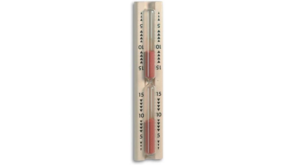 sauna hour glass beech wood