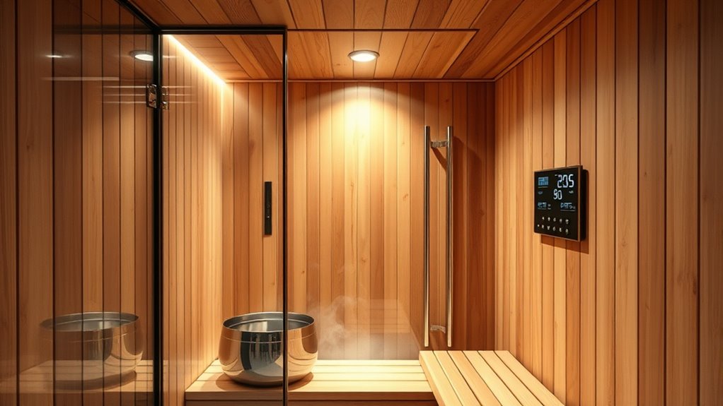 sauna humidity control planning
