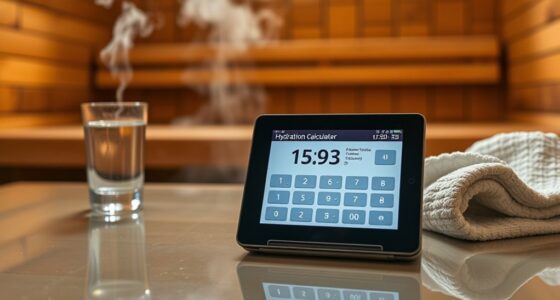 sauna hydration calculation guide