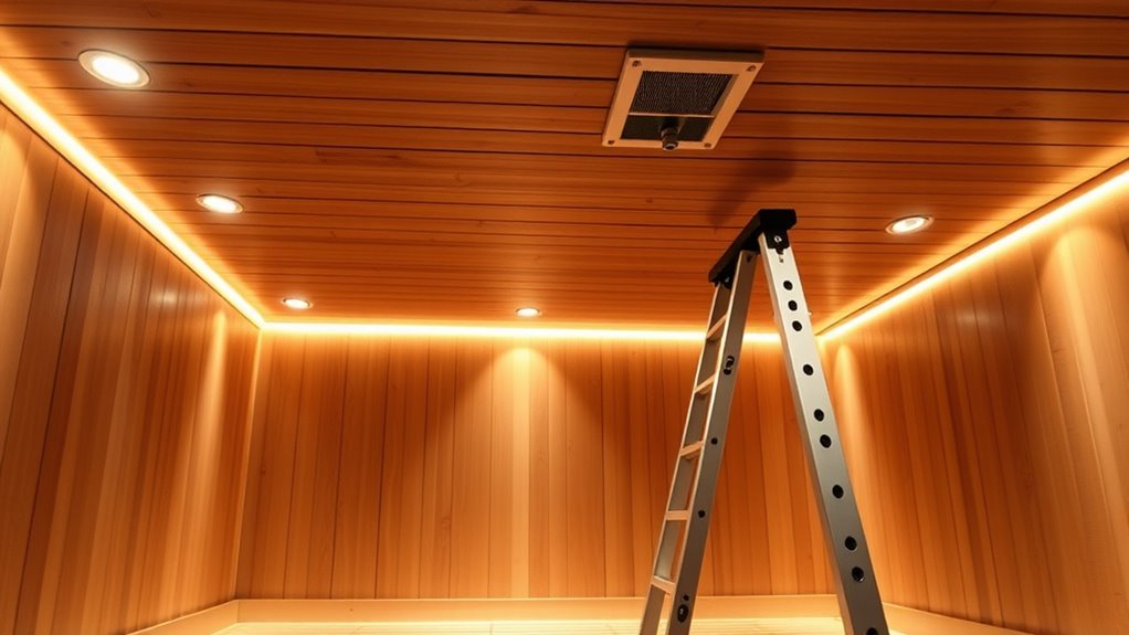 sauna lighting maintenance essentials