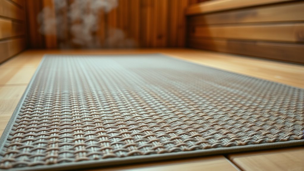 sauna mat durability safety