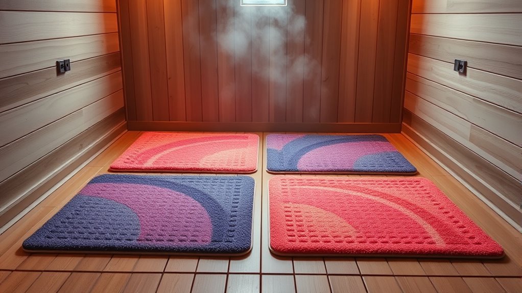 sauna mat safety features