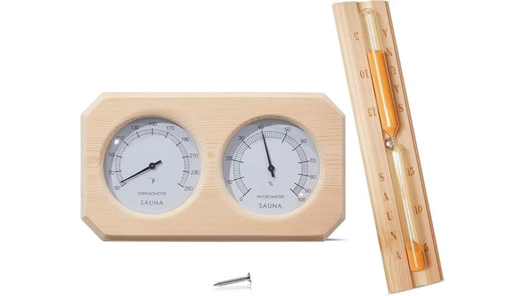 sauna temperature and humidity