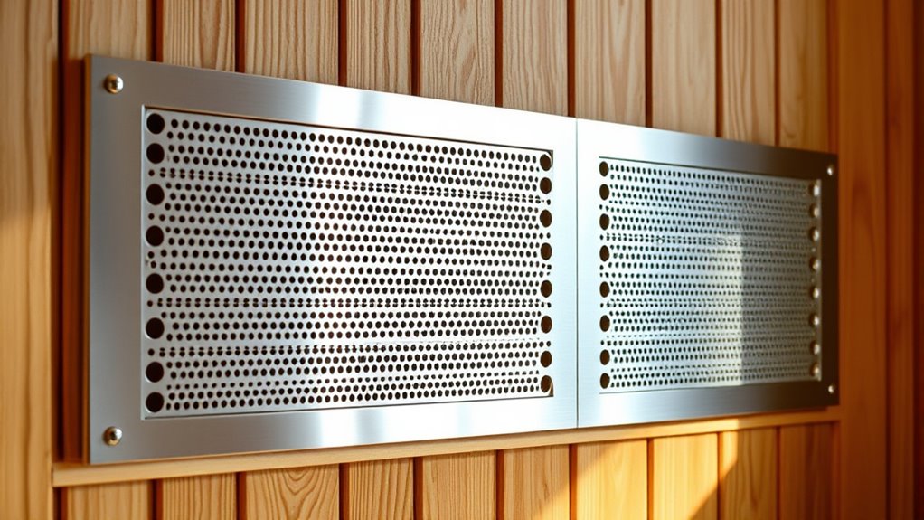 sauna vent material durability