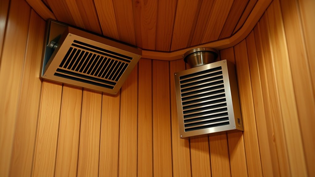 sauna ventilation components overview