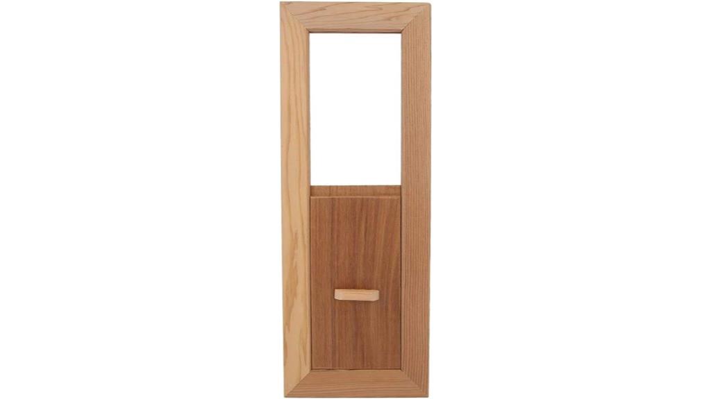 sauna ventilation wood grille