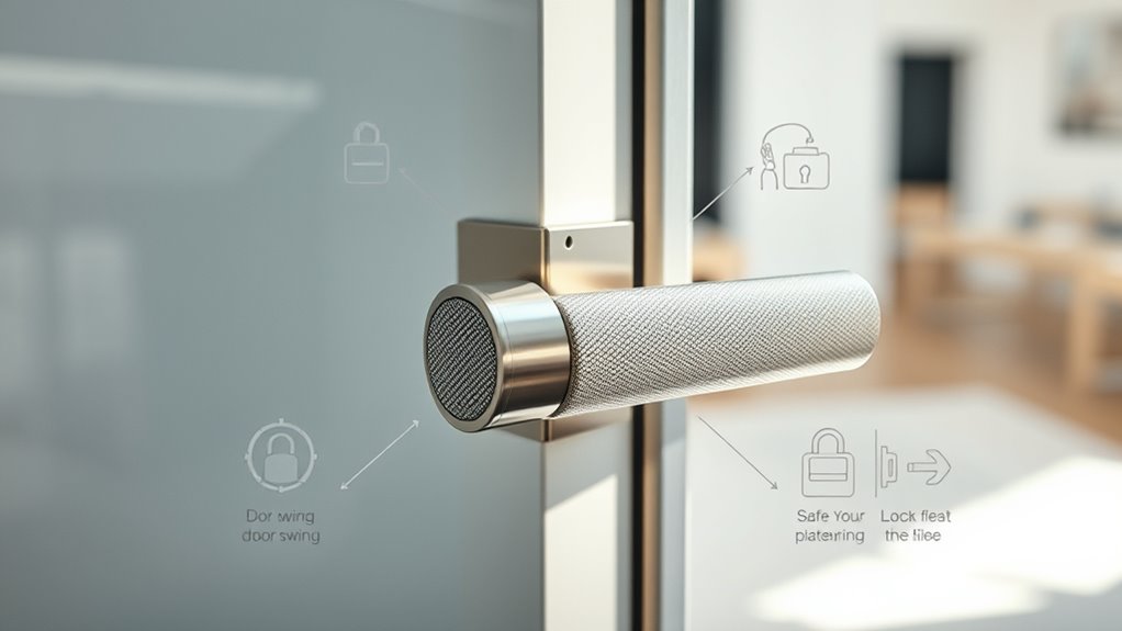 secure ergonomic lock mechanisms