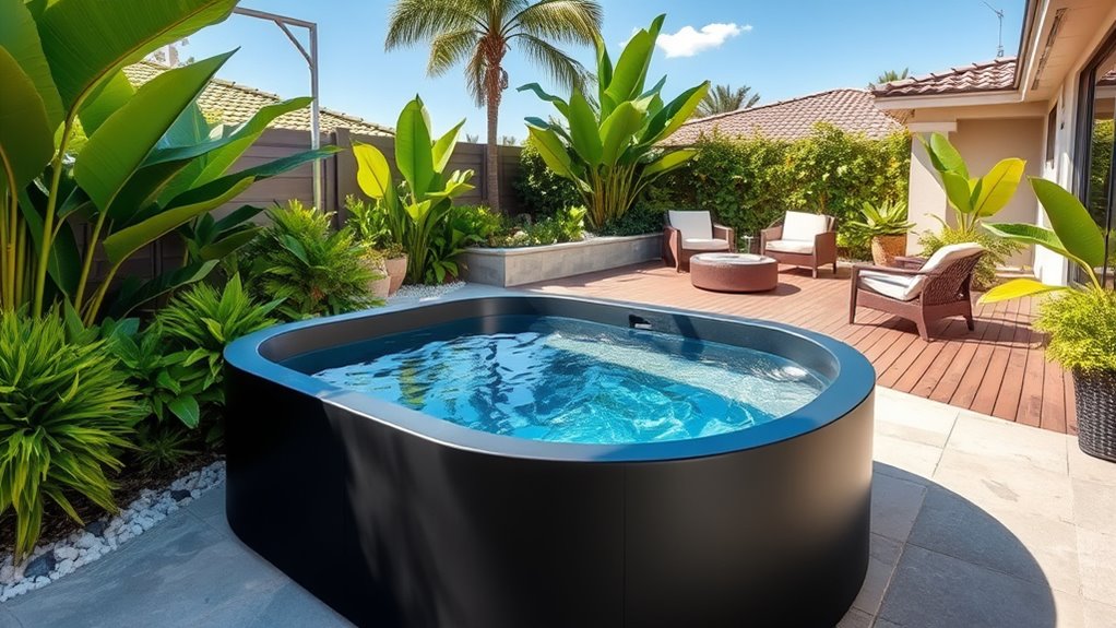 selecting durable backyard plunge tub