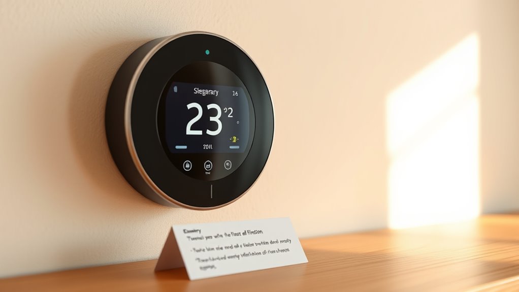 set temperatures for savings