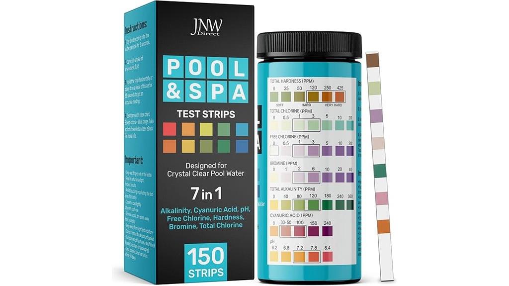 seven in one pool test strips