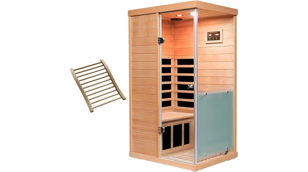 single infrared sauna bluetooth