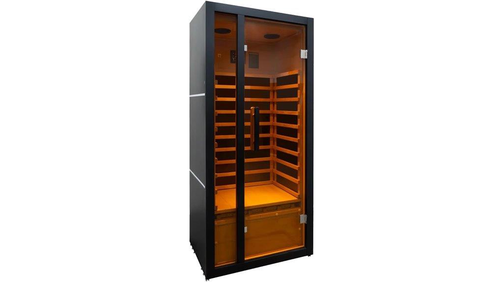 single person infrared sauna