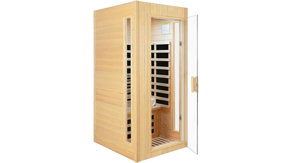 single person infrared sauna