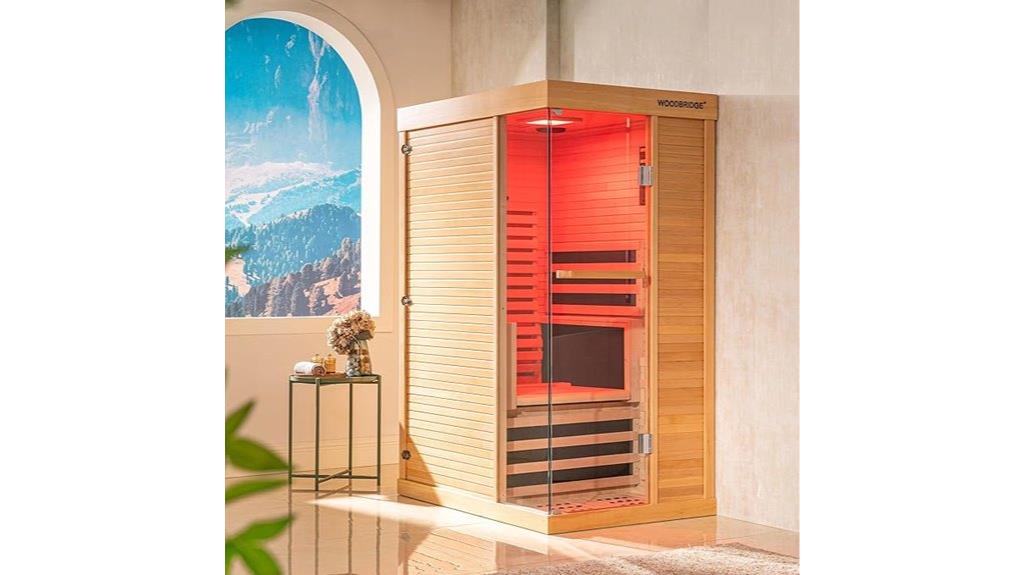 single person infrared sauna