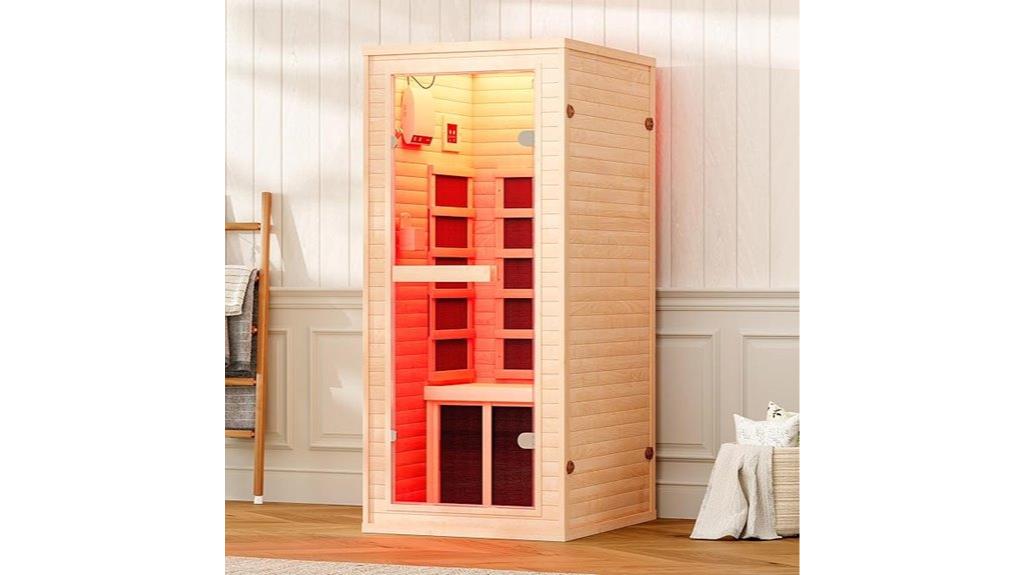 single person infrared sauna