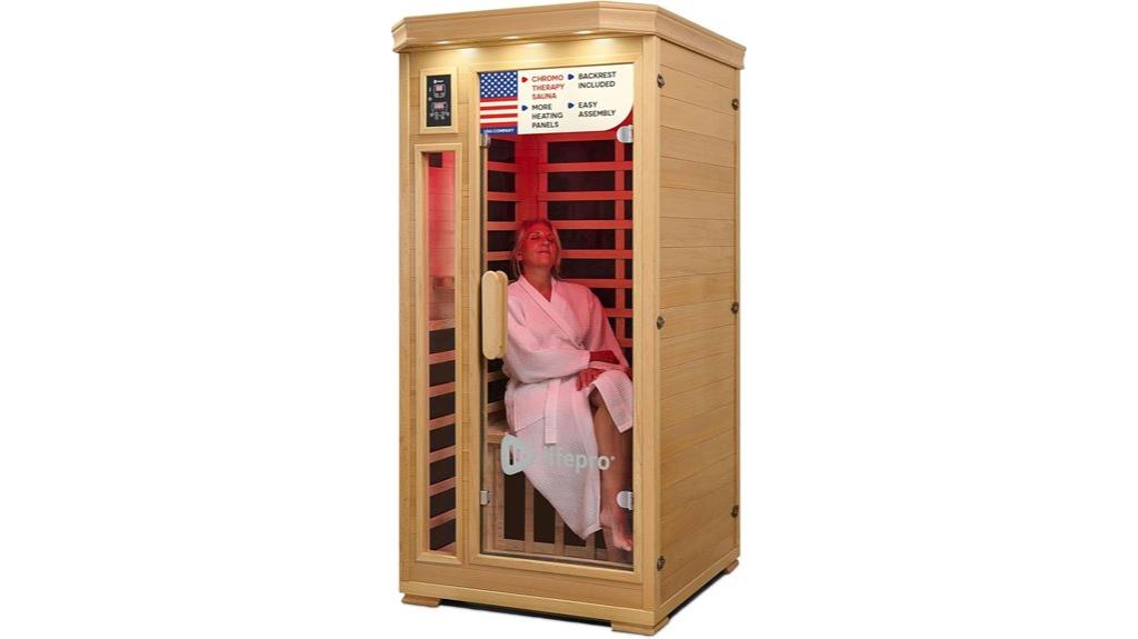 single person infrared sauna