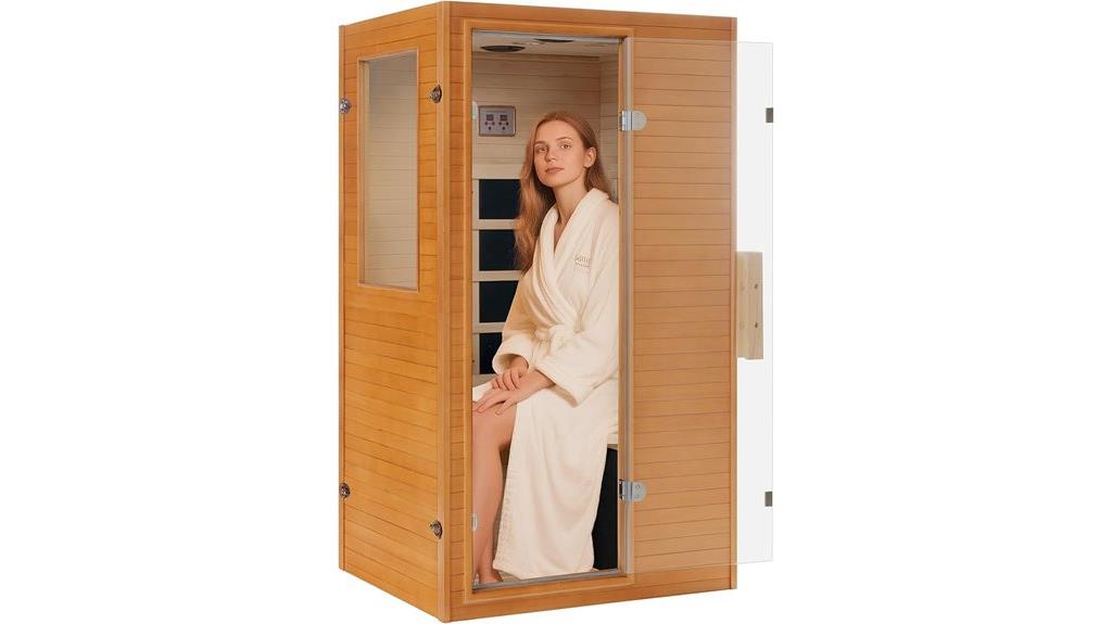 single person infrared sauna