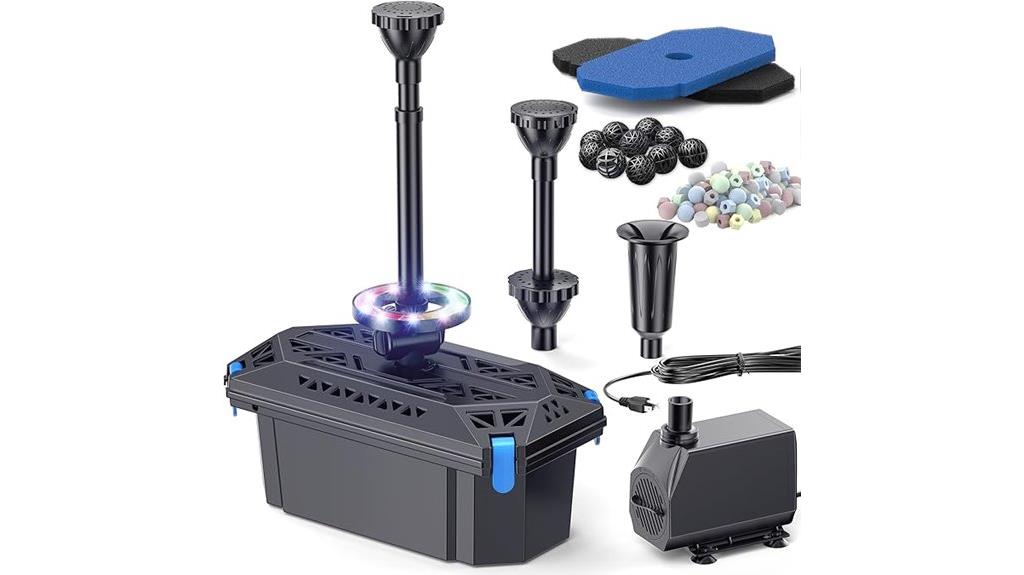 solar pond fountain pump