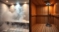 steam vs dry sauna