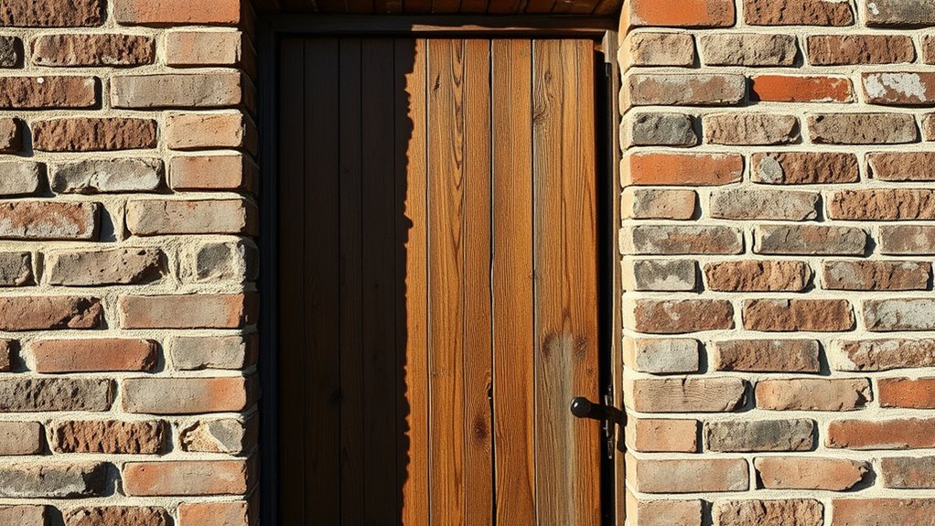 strategic door placement enhances insulation