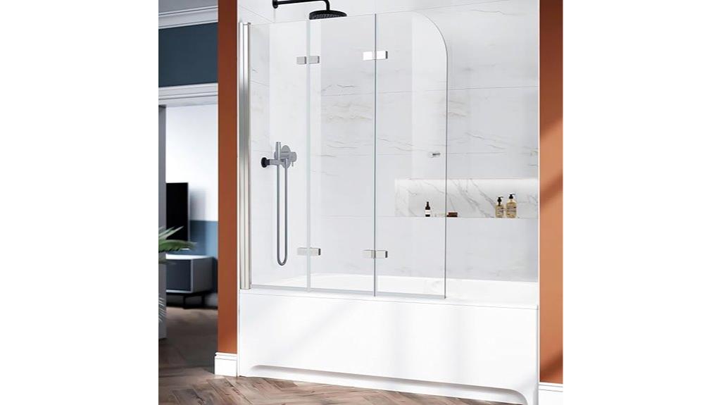 tempered glass shower enclosure
