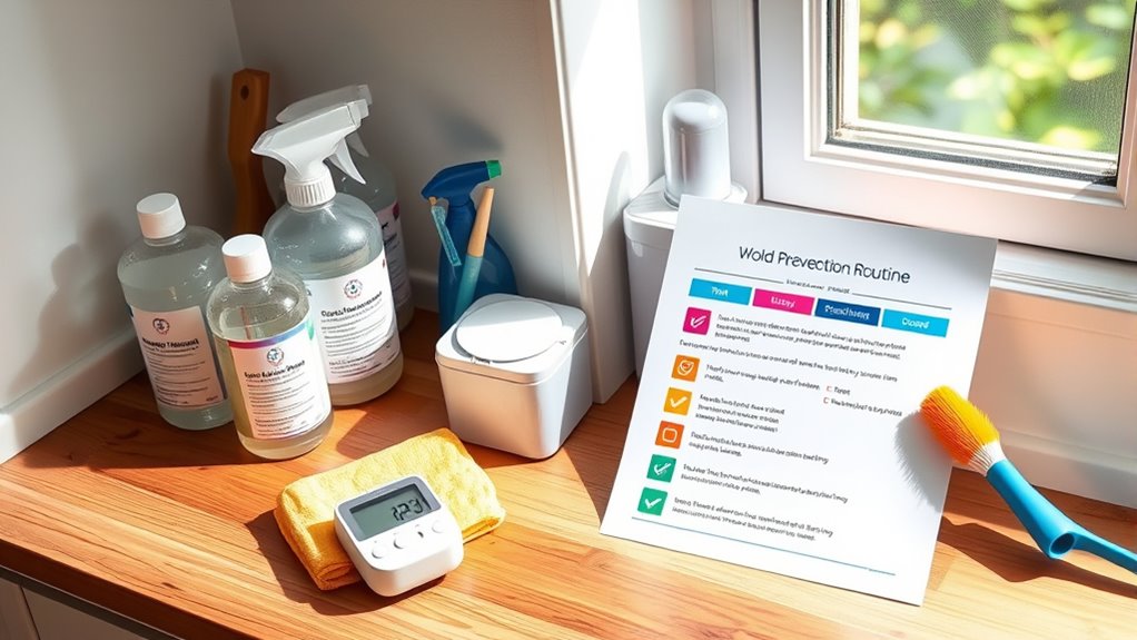 thorough cleaning for mold