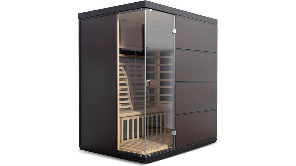 three person infrared sauna
