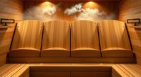 top 4 person sauna backrests