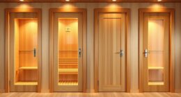 top 4 person sauna doors