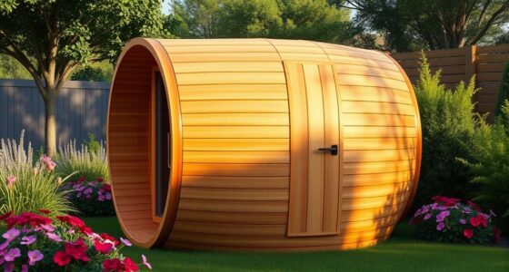 top backyard barrel sauna options