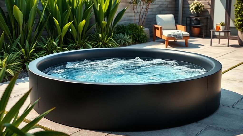 top backyard cold tubs