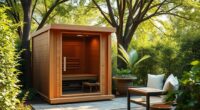 top backyard sauna kits