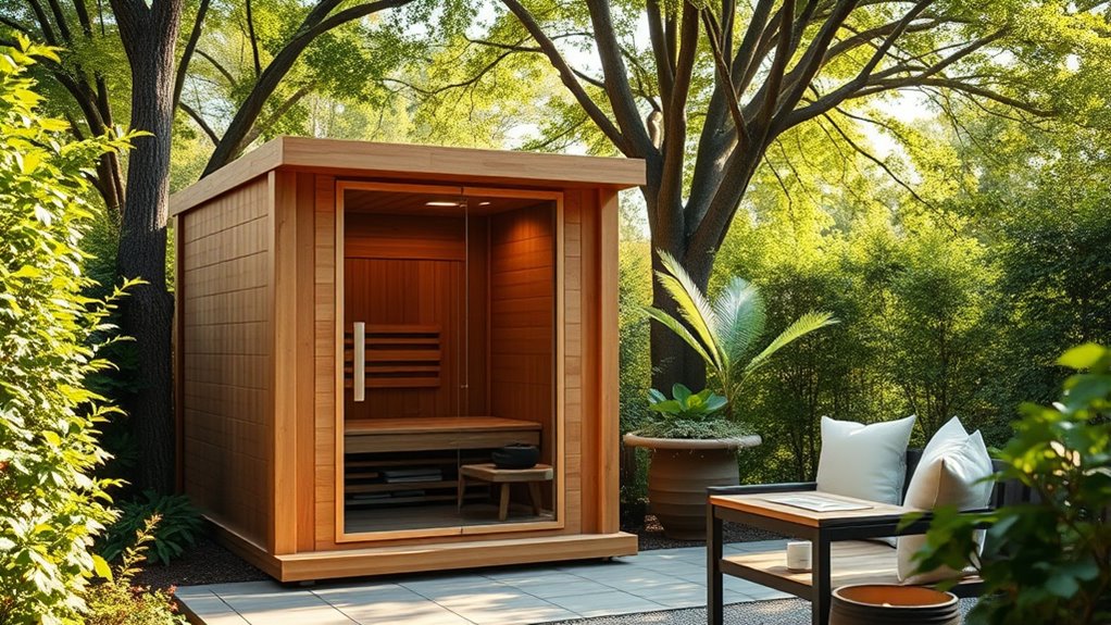 top backyard sauna kits