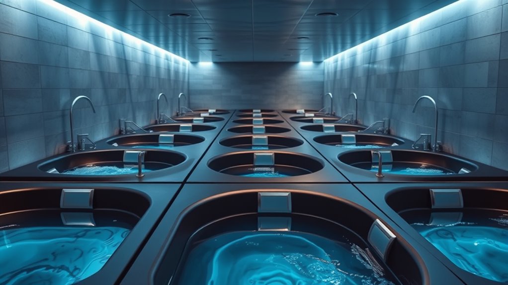 top basement cold tubs