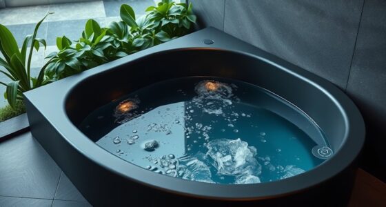 top corner cold plunge tubs