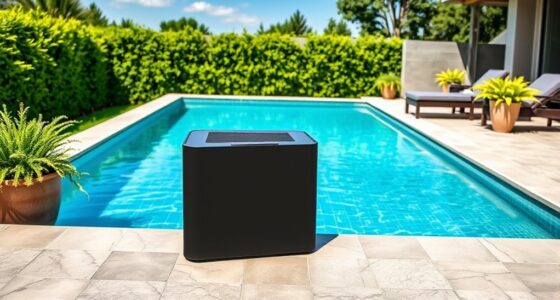 top corner pool chillers