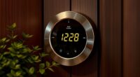 top corner sauna timer selection