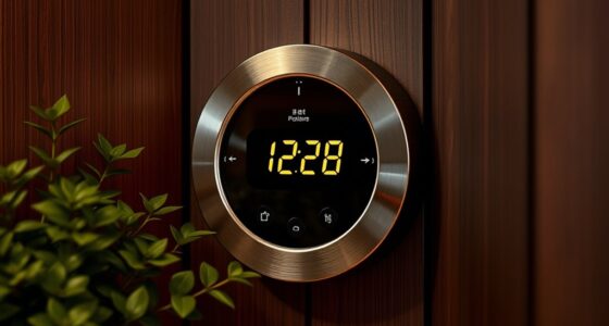 top corner sauna timer selection