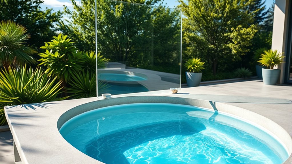 top glass cold plunge tubs