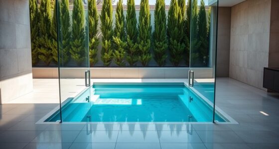 top glass pool chillers