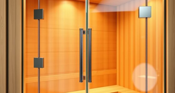 top glass sauna door options