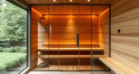 top glass sauna kits