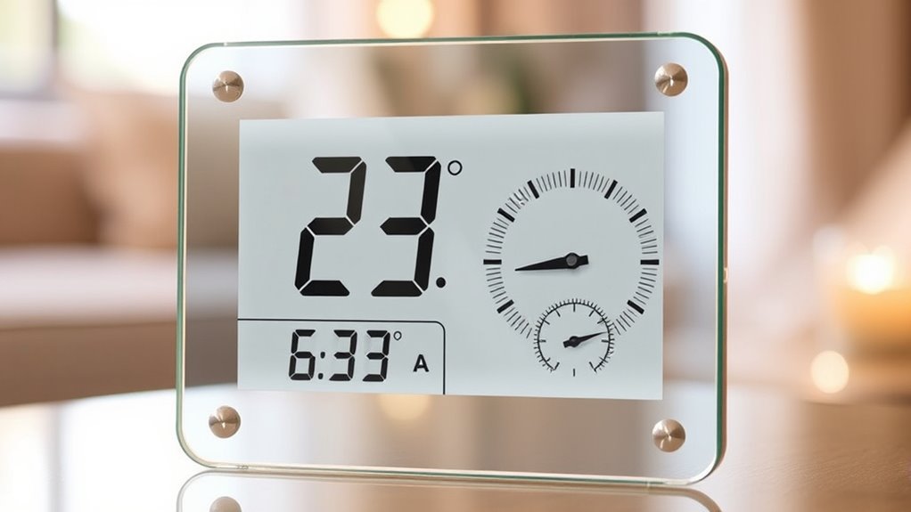 top glass thermometer hygrometers
