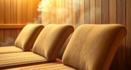 top indoor sauna backrests