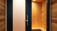 top indoor sauna doors