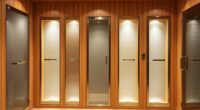 top rated stylish sauna doors