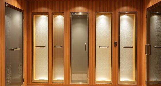 top rated stylish sauna doors