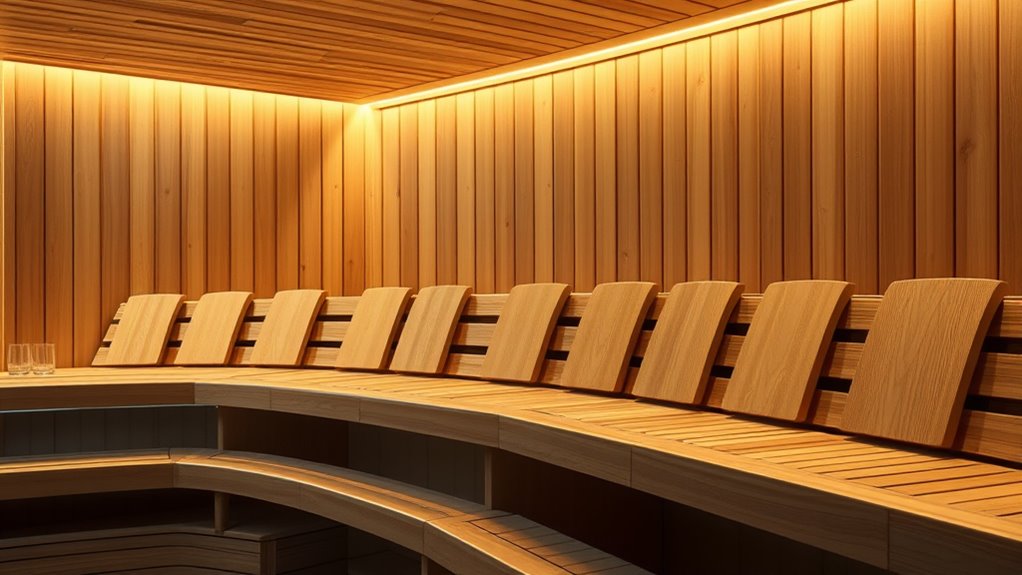 top sauna backrest options