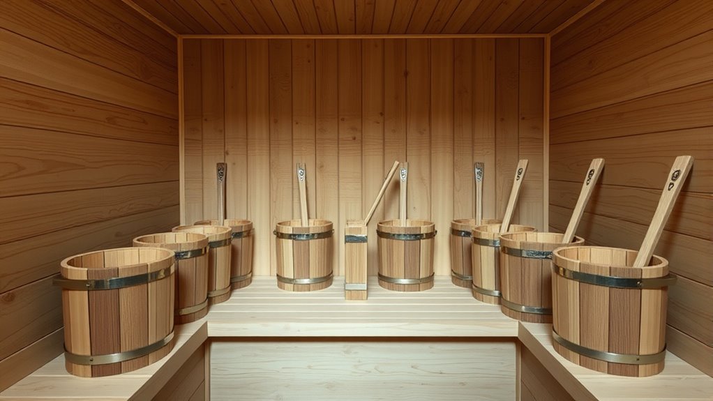 top sauna bucket sets