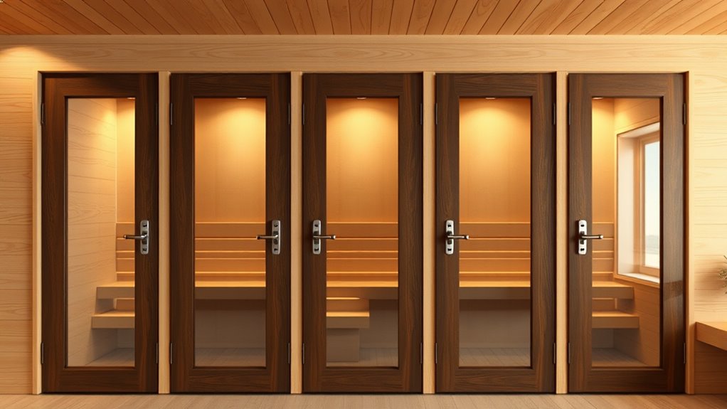 top sauna door selections